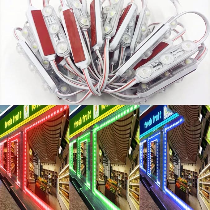 Green LED Module No Polarity 20Ft 1.2W 12V Input Waterproof Decorative Light - Image 6