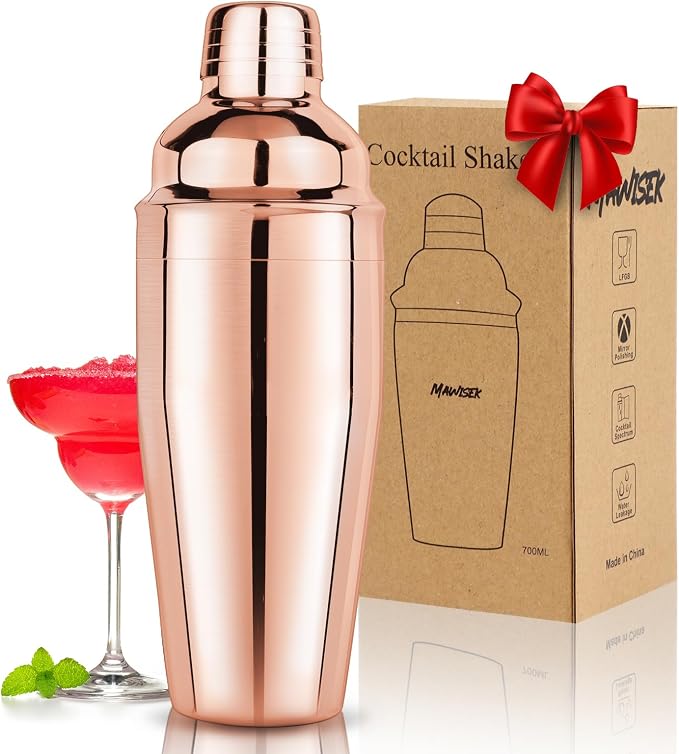 Cocktail Shaker 24oz Martini Drink Shaker by Mawisek