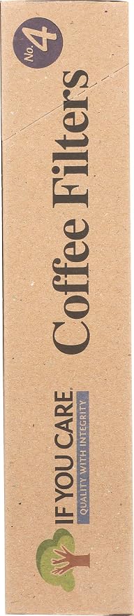 If You Care # 4 Cone Shaped Unbleached All Natural Compostable Coffee Filters - Image 5