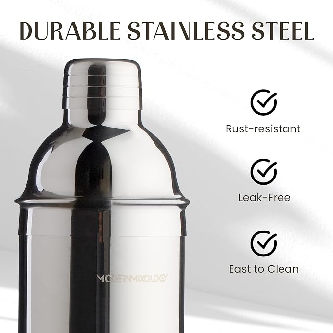 Modern Mixology Pro-Graded Cocktail Shaker Set - Image 8