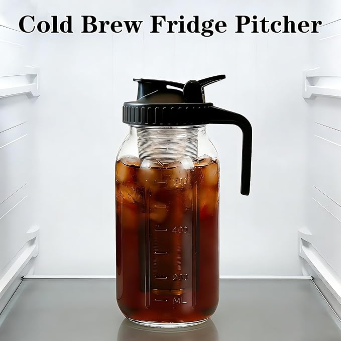 Cold Brew Coffee Maker, 32oz Mason Jar Pitcher - Image 5