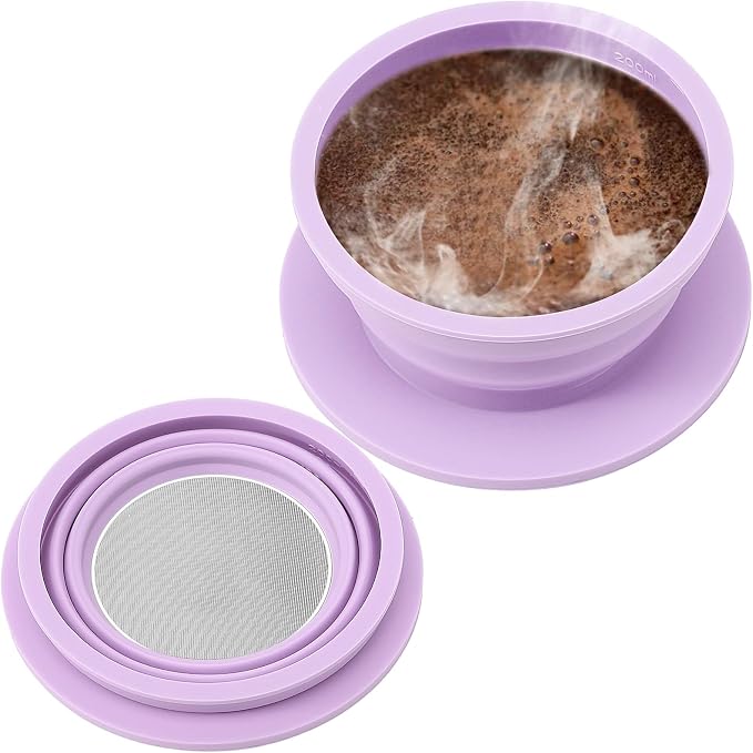 Collapsible Paperless Pour Over Coffee Maker by VVGCS