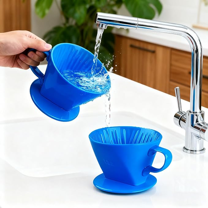 Handmade Pour Over Ceramic Coffee Dripper - Image 5