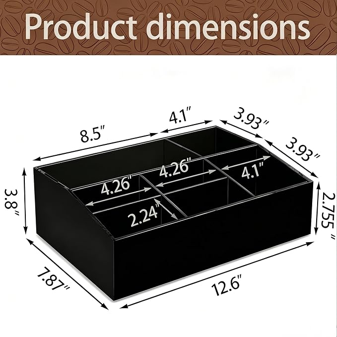 Coffee Station Organizer for Countertop - Image 4