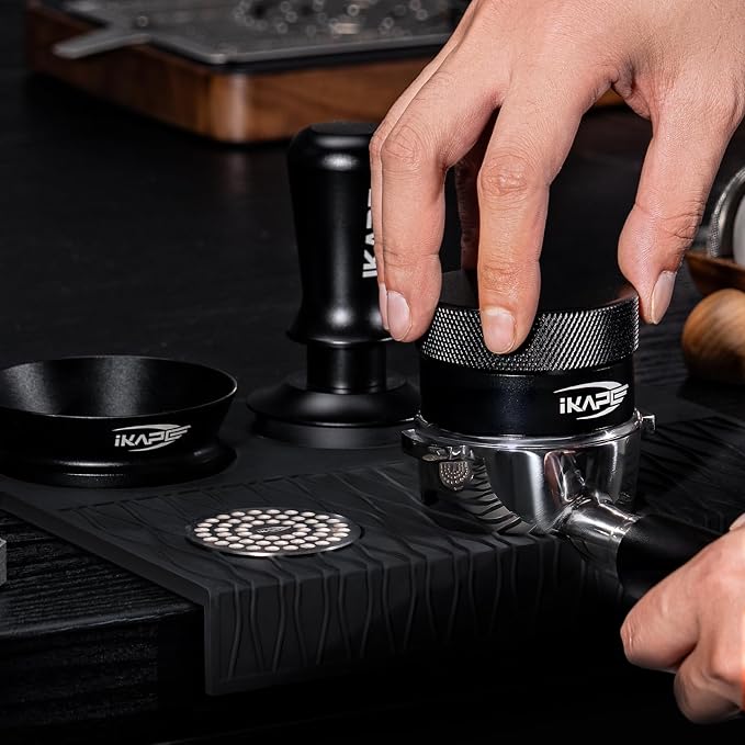IKAPE 53MM Coffee Tamper Set Black 6 IN 1, Espresso Tool Kit - Image 5