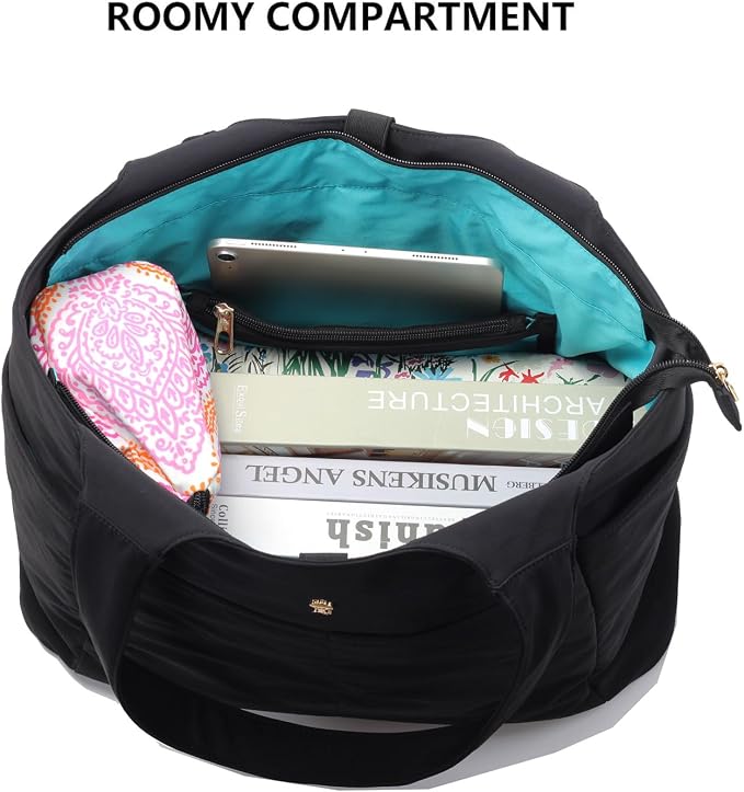 ESVAN Yoga Tote Bag Mat bag Women Shoulder Bags Carryall Tote - Image 6
