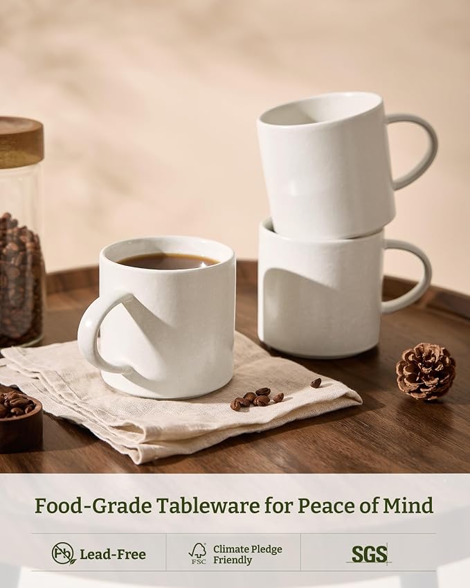 famiware Coffee Mugs Set of 6 Nebula 14oz Coffee Mugs, Ceramic Cup Set - Image 3