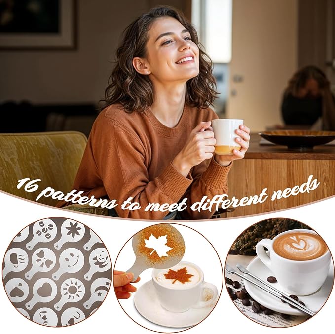 22 PCS Coffee Tamper Set, Espresso Accessories Tampers kit Barista Tools - Image 6