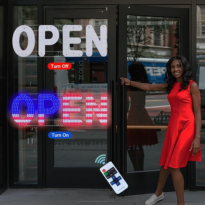 40"x14" Open Sign, LED Open Sign - Image 7
