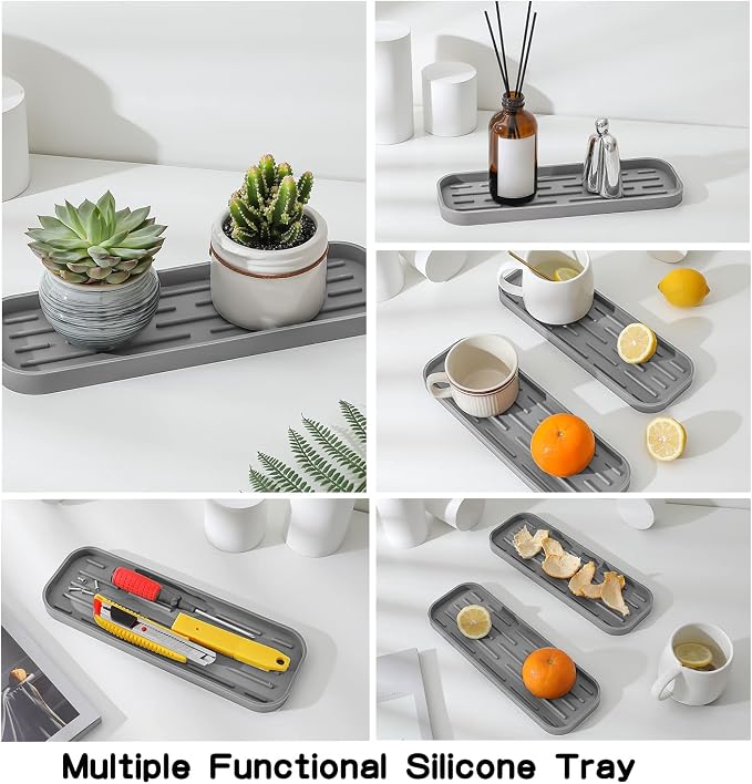 MicoYang Silicone Kitchen Sink Organizer Tray - Image 5
