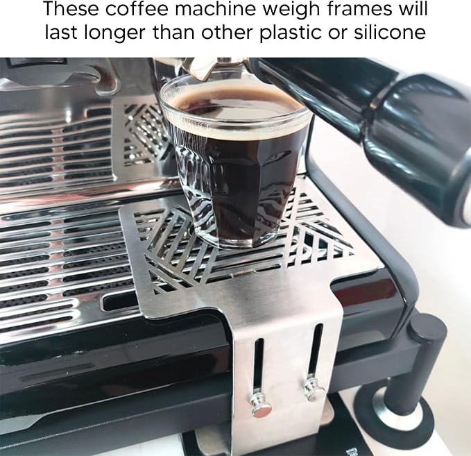 Adjustable Stainless Steel Coffee Machine Weighing Rack - Image 3
