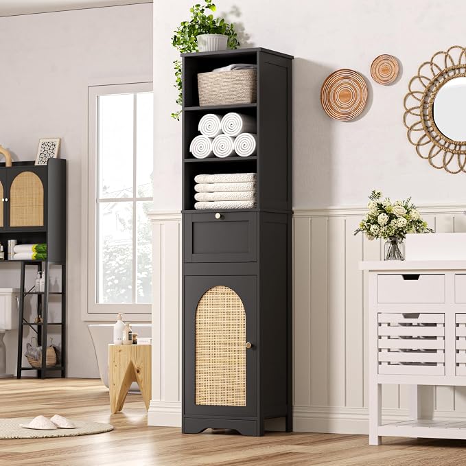 FiveWillowise 67" H Bathroom Storage Cabinet by FiveWillowise