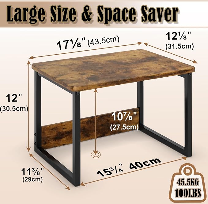 MARTY Kitchen Countertop Organizer Cabinet Shelf, 17x12.4 Large Spice Racks - Image 5