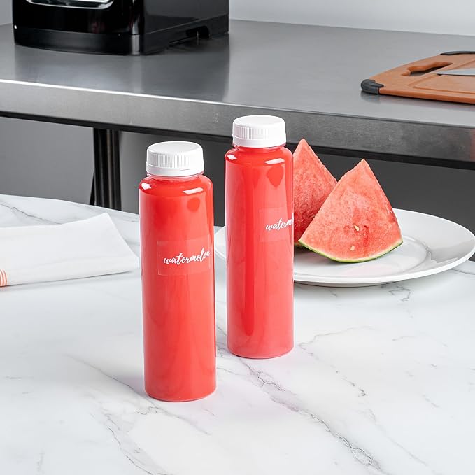 Restaurantware Label Tek 1.9 x 1 Inch Watermelon Juice Labels 100 - Image 4