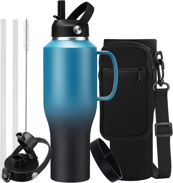 40 oz Insulated Cup with Handle by DIGJUPER