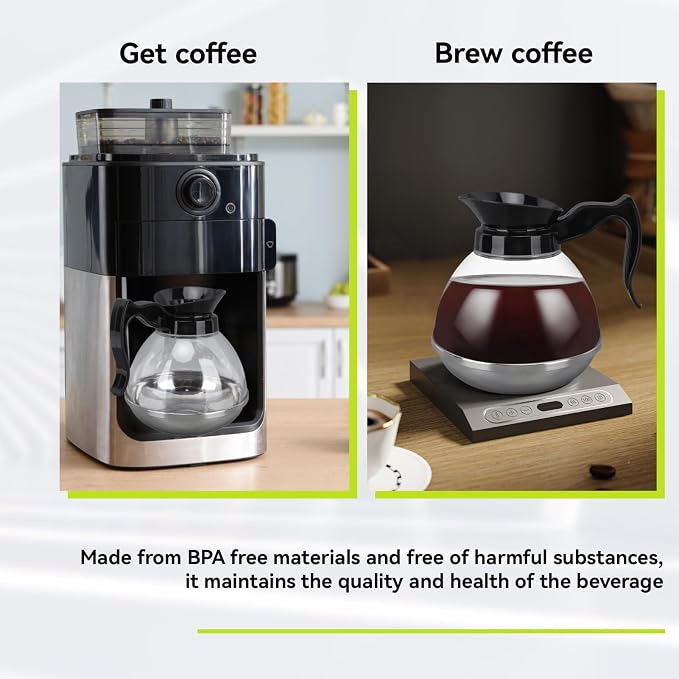 1.2QT Universal Coffee Pot, Coffee Decanter Pot Commercial Coffee Maker Pot - Image 5
