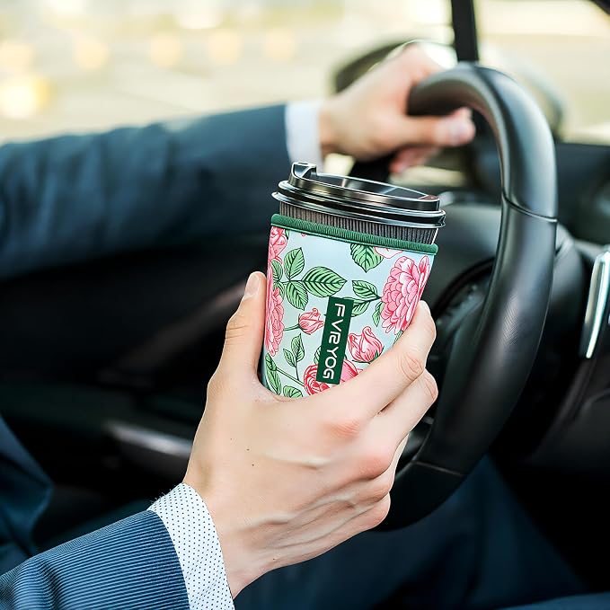 Reusable Insulated Neoprene Iced Coffee Sleeves - Image 5