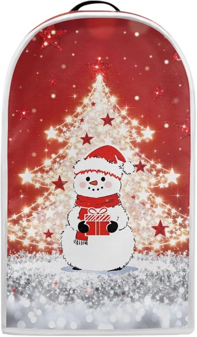 Christmas Tree Snowman Blender Dust Cover, Anti Fingerprint Polyester Stand - Image 2