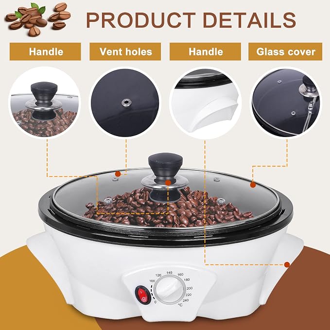 JIAWANSHUN Electric Coffee Bean Roaster - Image 4