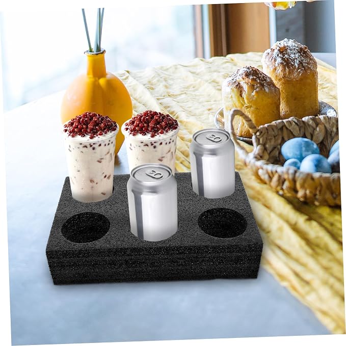 Practical 6-Hole Cup Holder Beverage Drink Carrier Tray Milk Tea Coffee Holder - Image 9