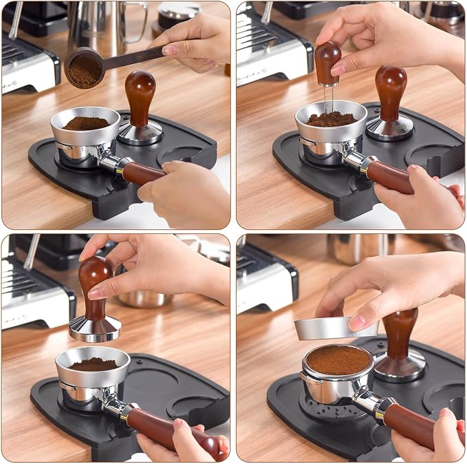 Attsky 58mm Magnetic Aluminum Espresso Dosing Funnel - Image 4