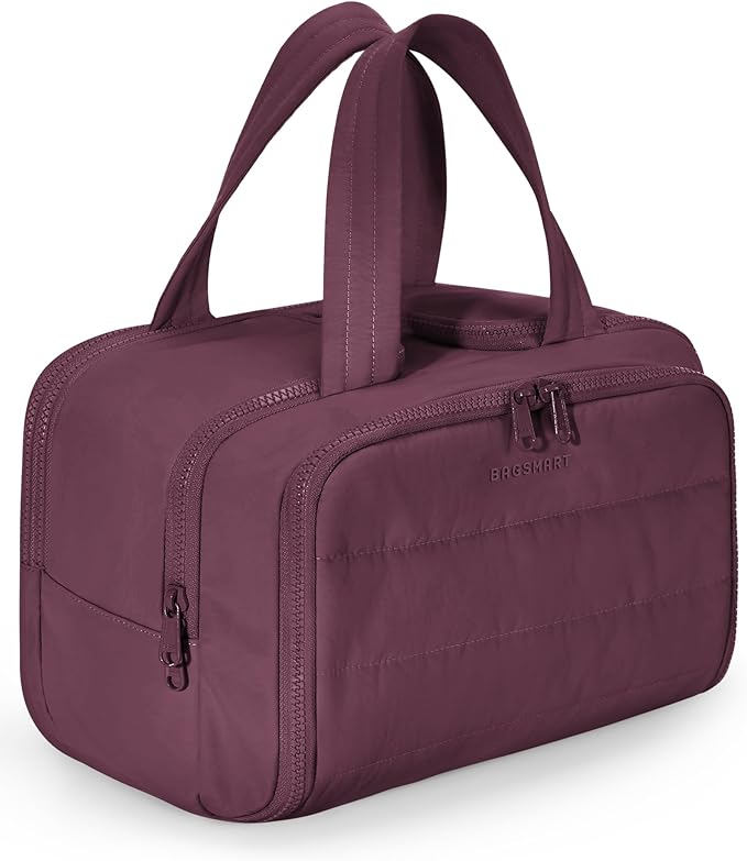 BAGSMART Travel Toiletry Bag, Crush Toiletry Bag by BAGSMART