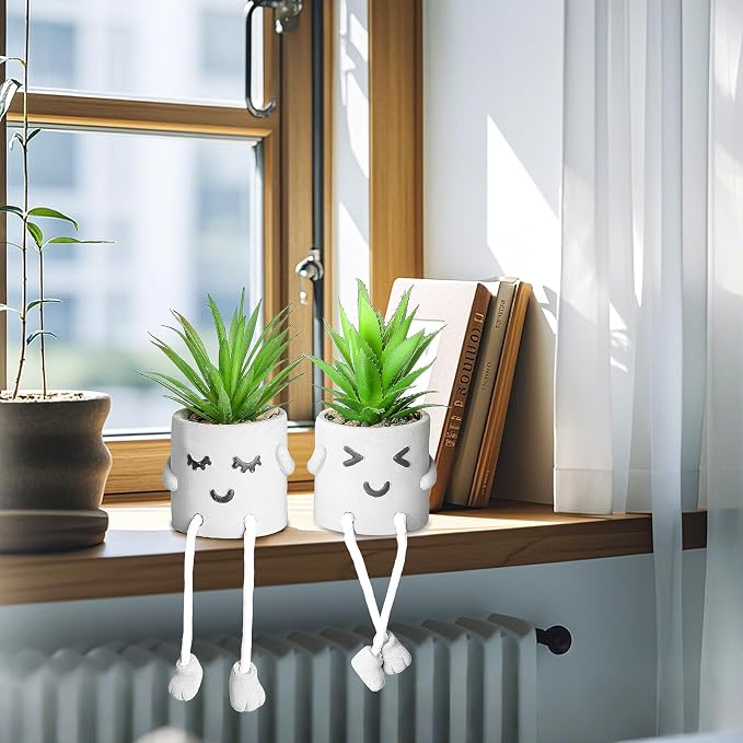 Creative Artificial Succulent Plants in pots - Image 5