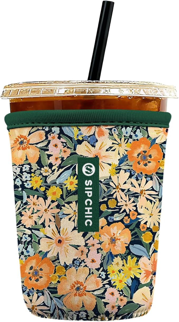 Iced Coffee Sleeve – Neoprene Reusable Cup Sleeves by Unknown