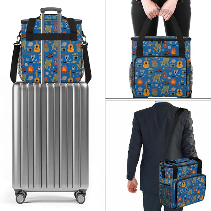 Camping Coffee Maker Travel Bag, Camping Large Carrying Storage Case Insulated - Image 7