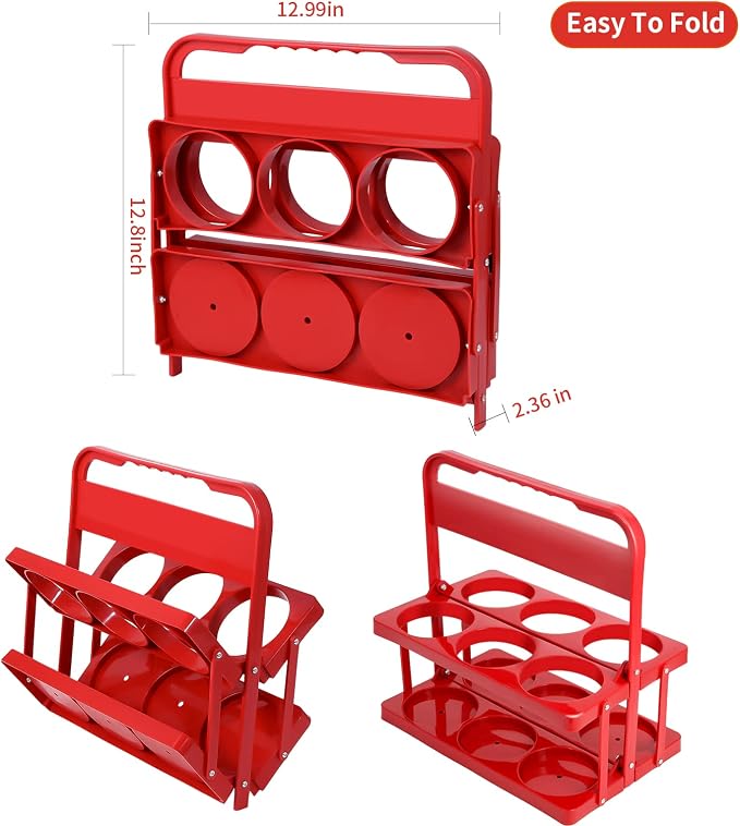 Portable Drink Carrier for Big Cups, Foldable Plastic Cup Holder, Reusable Cup - Image 4