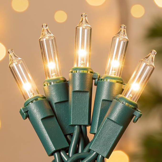 50-Count White Christmas Lights by ooLALoo