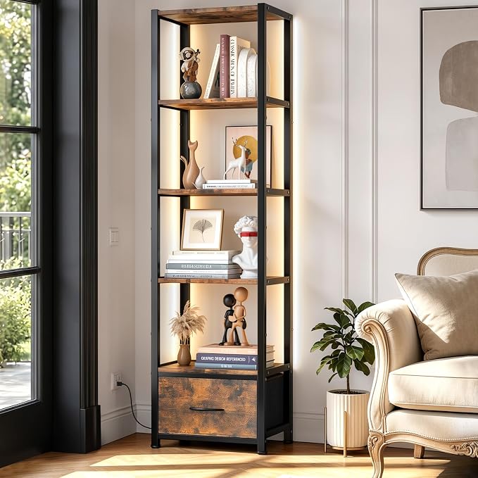 Housolution 6 Tier Bookshelf by Housolution