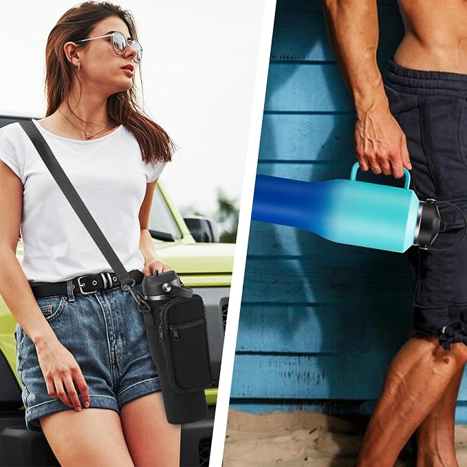 40 oz Insulated Water-Bottle that fits in Cup Holder - Image 7