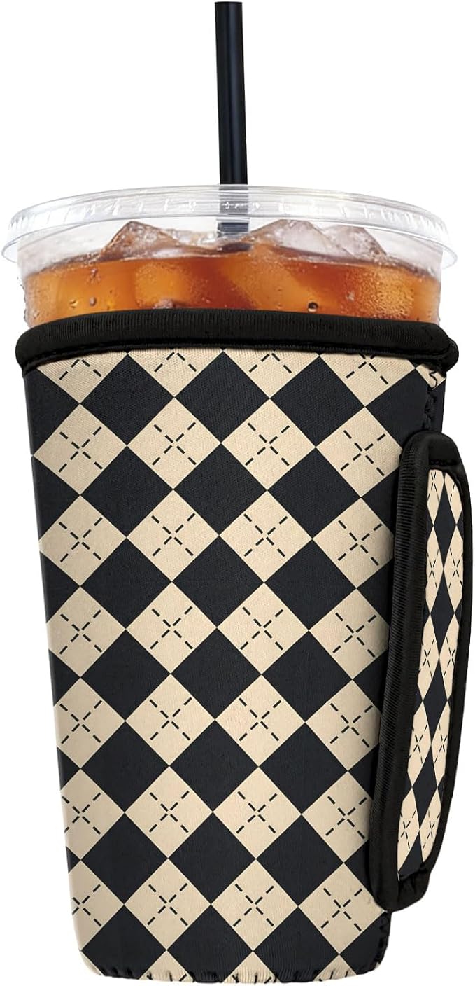 Reusable Insulated Neoprene Iced Coffee Sleeve by Cavllson