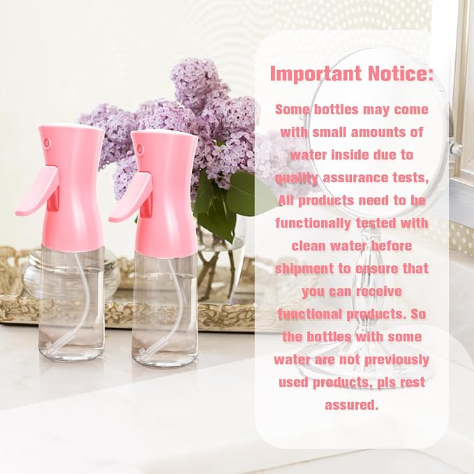 Spray Bottle, Fine Mist Spray for Hair, Ultra-Fine Continuous Spray Bottle for - Image 6