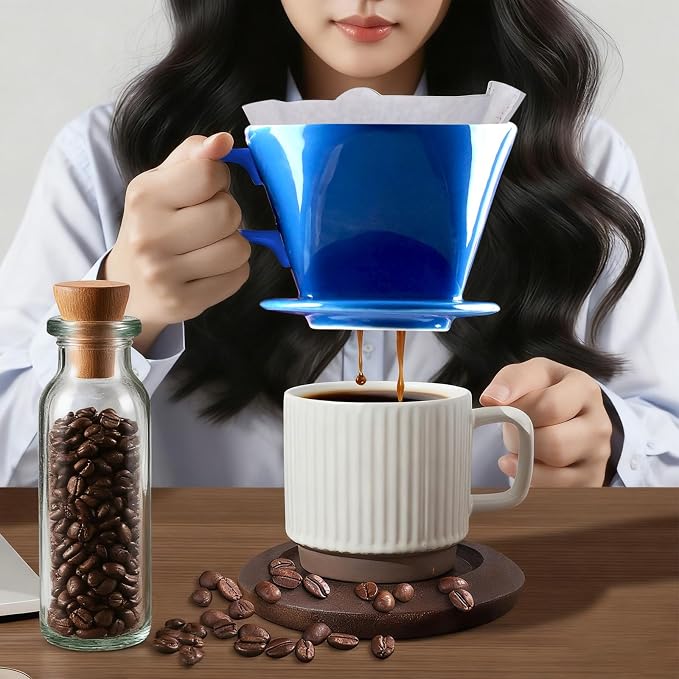 Handmade Pour Over Ceramic Coffee Dripper - Image 2