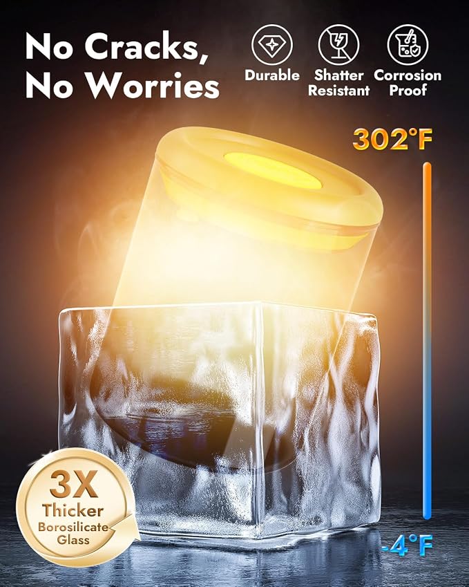 Airtight Coffee Canister – One-Way CO₂ Valve, UV Protection, 3X Thicker Glass - Image 6