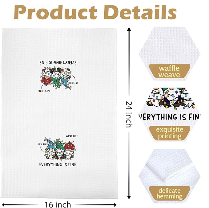 Christmas Gnome Kitchen Towels - Image 5