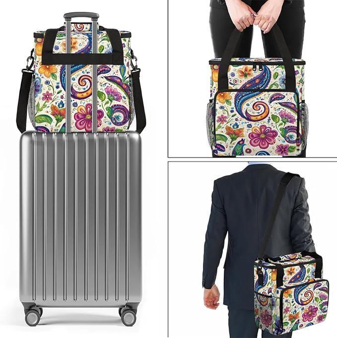 Coffee Maker Carrying Bag Travel Storage Tote Bag Compatible - Image 4