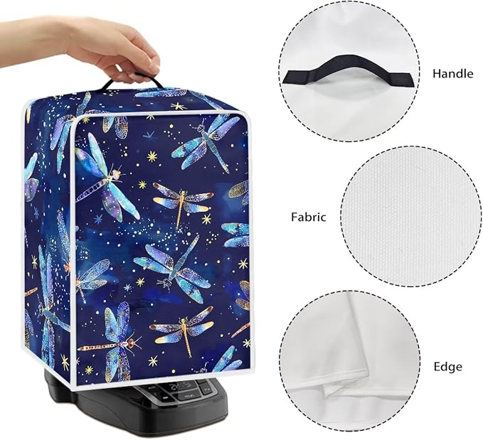 Blue Dragonfly Coffee Maker and Blender Covers - Image 5