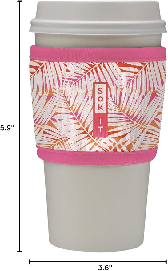 Sok It HotSok Coffee & Tea Reusable Insulated Neoprene Cup Sleeve - Image 7