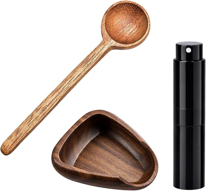 Coffee Dosing Cup, 3-Piece Coffee Bean Dosing Tool Set, Solid Wood Dosing Cup by Unknown