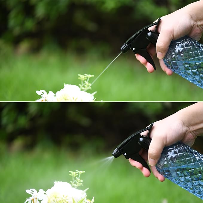 Glass Handheld Spray Bottle - 12oz Refillable Bottle ，Adjustable Nozzle - Image 3