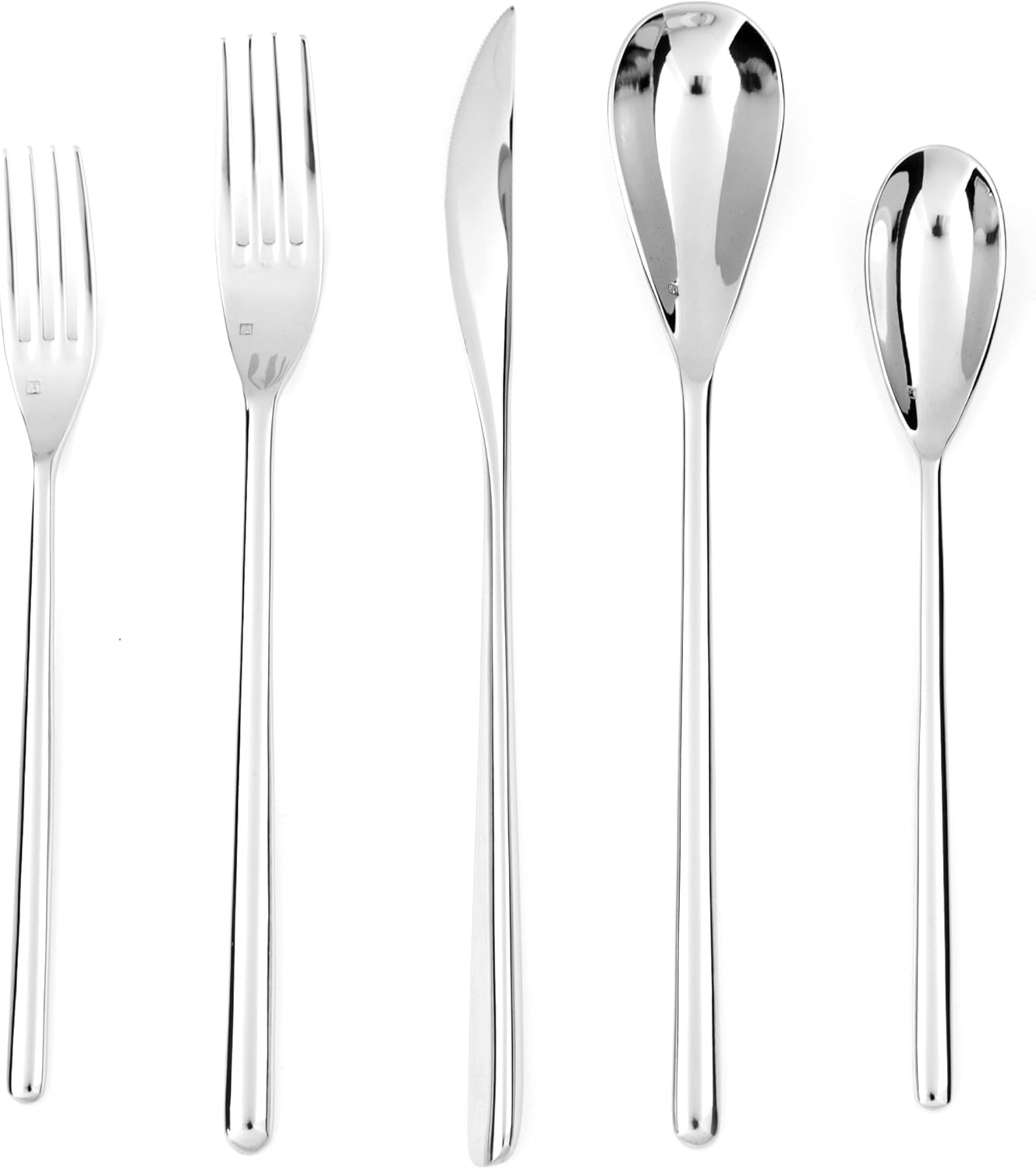 Fortessa Dragonfly 18/10 Stainless Steel Flatware Butter Knife, 7.1-Inch, Set of 12