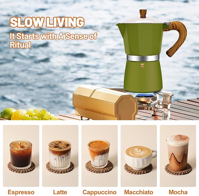 9 Cup Aluminum Espresso Stovetop Moka Pot Express Coffee Maker Percolator - Image 7