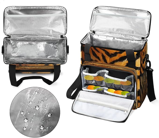Leopard Tiger Print Coffee Machine Bag Compatible - Image 3