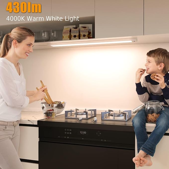 2pcs Hand Wave Under Cabinet Lights, Plug and Play, LED Lights - Image 6