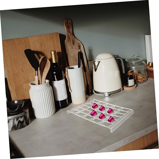30grids Coffee Capsules Holder Rack Acrylic Organizer - Image 5
