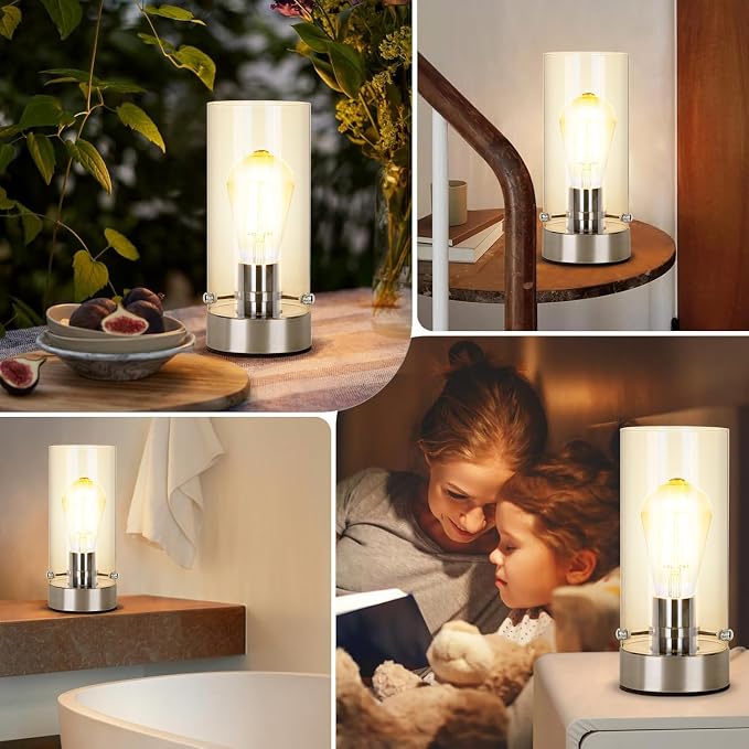 Table Lamp for Bedroom, Bedside Modern Nightstand Lamp - Image 6
