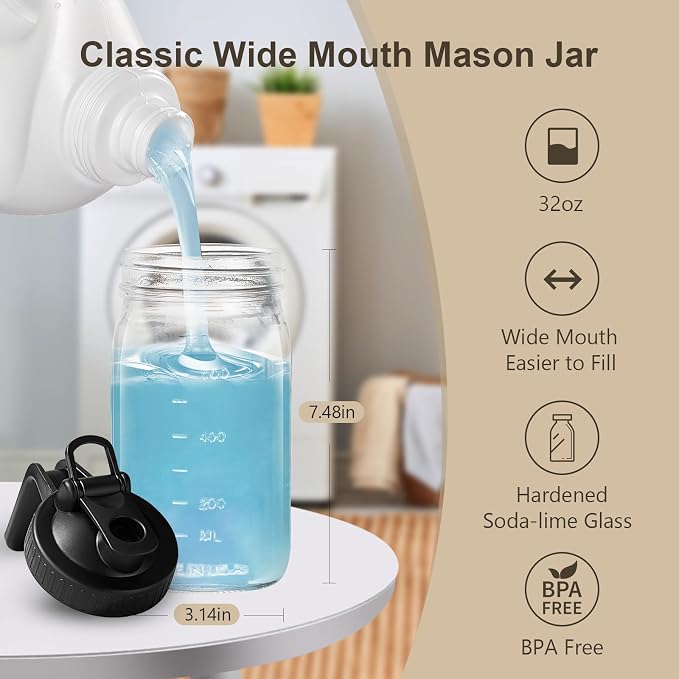 Breast Milk Pitcher Mason Jar - Image 3